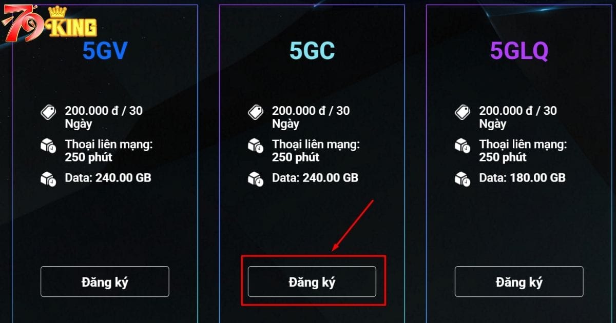 Các gói cước 5G Mobifone phù hợp để chơi 79KING